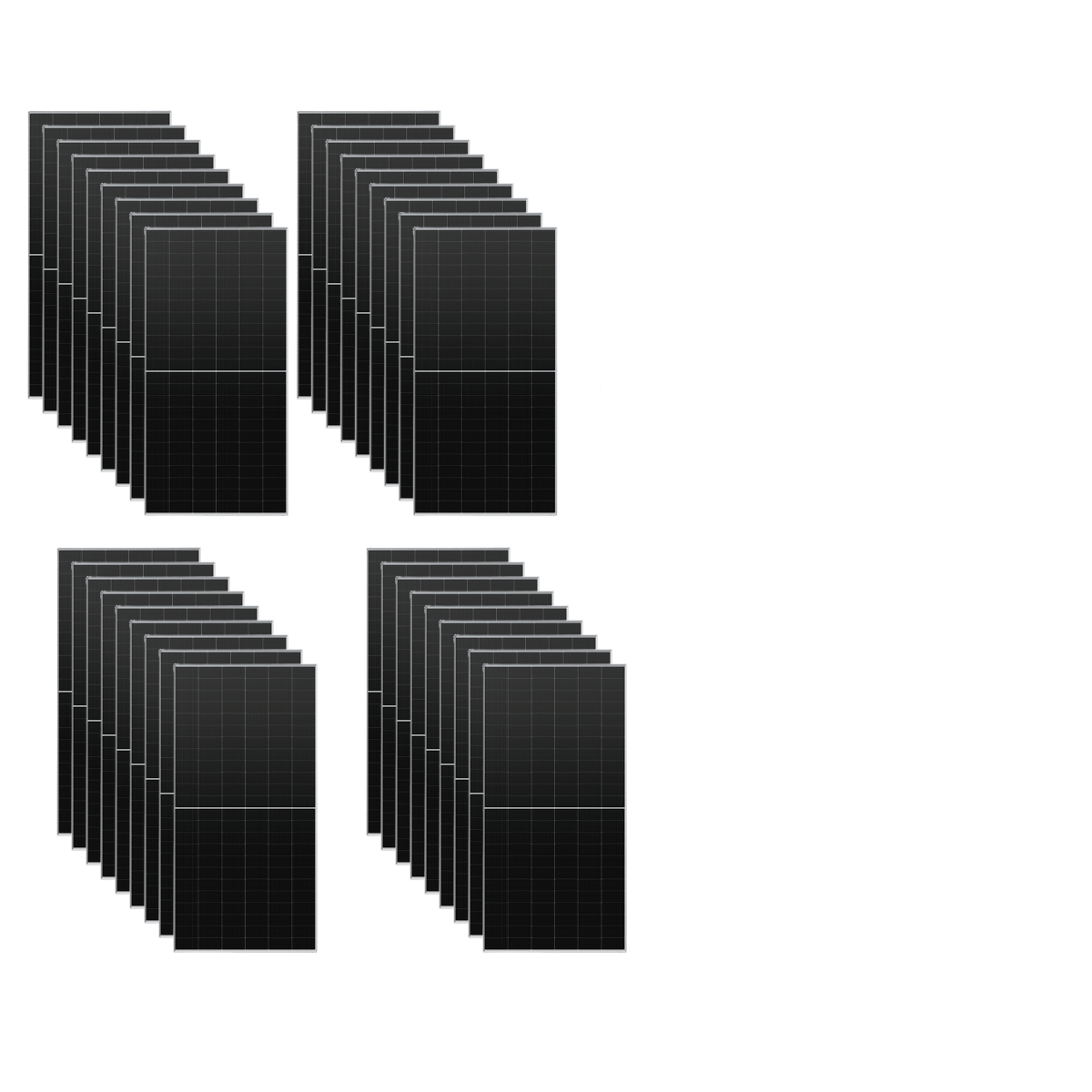 Panneau solaire bifacial 610W de LONGi
