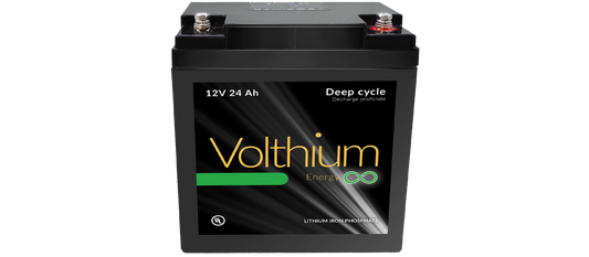Batterie au lithium 12V 24Ah de Volthium