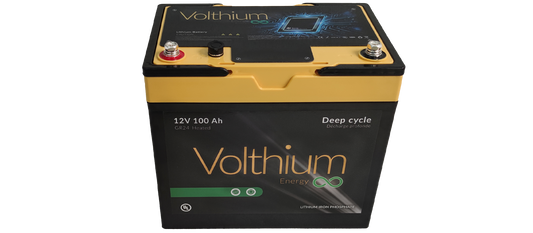 Batterie au lithium 12.8V 100Ah avec écran LCD de Volthium