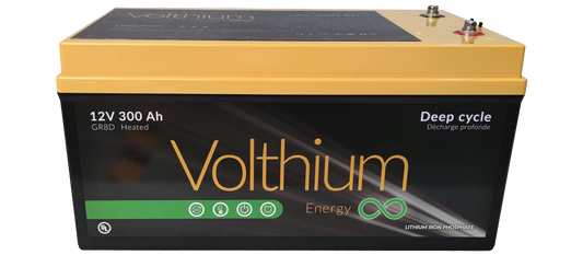 Batterie Volthium 12.8V 300a Autochauffante