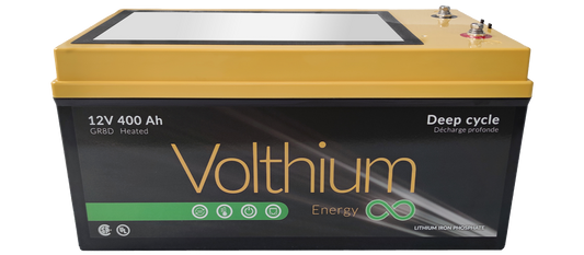 Batterie au lithium 12V 400Ah autochauffante de Volthium