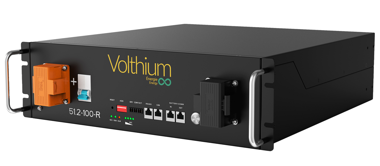 Lithium battery 51.2V 100a rackmount of volthium - self -heating