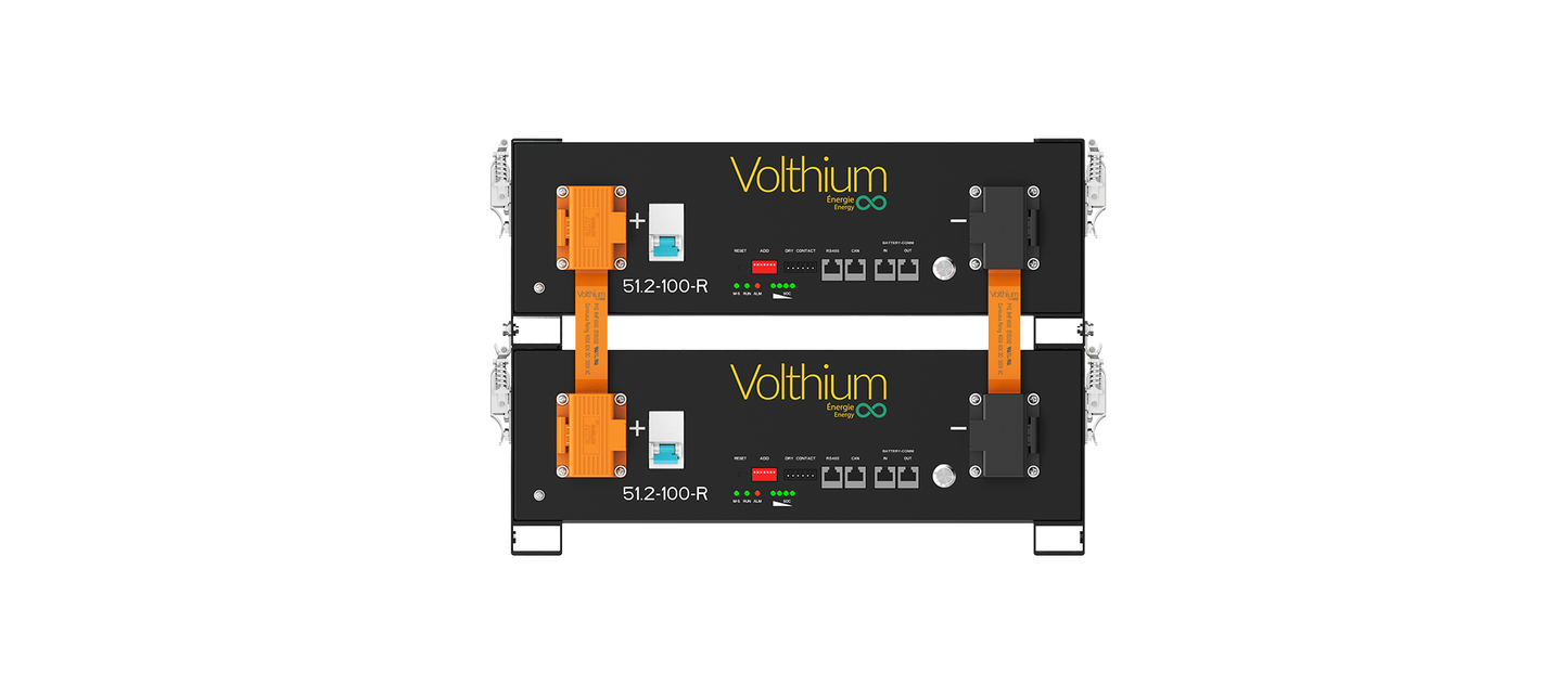 Lithium battery 51.2V 100a rackmount of volthium - self -heating