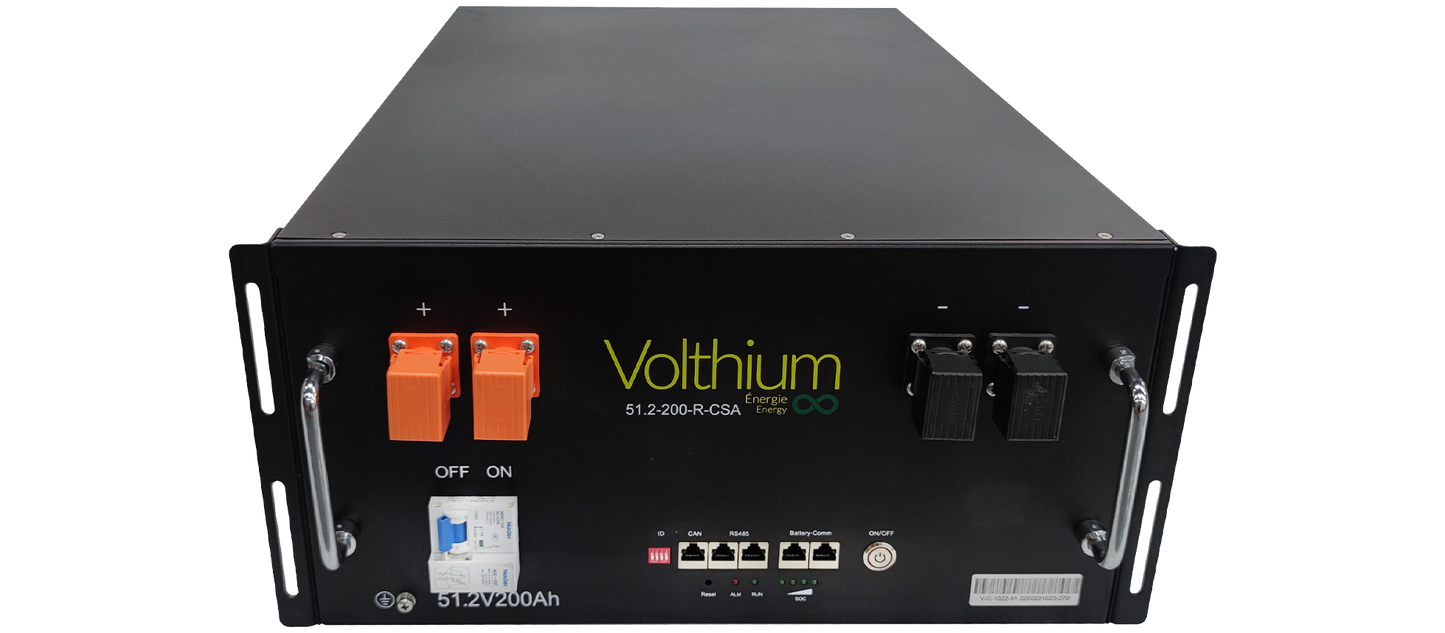 Batterie au lithium 51.2V 200A Rackmount de Volthium