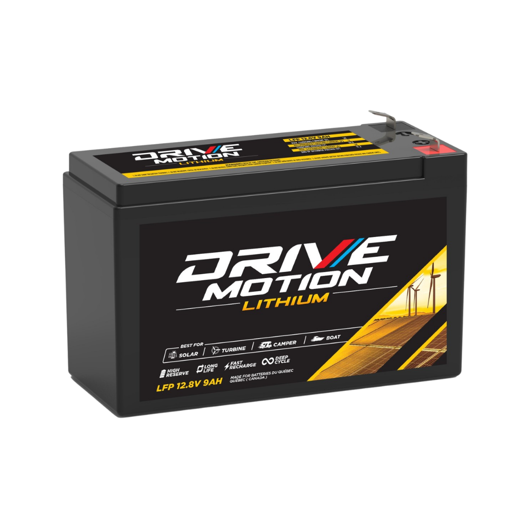 Batterie au lithium 12.8V 9Ah de DriveMotion