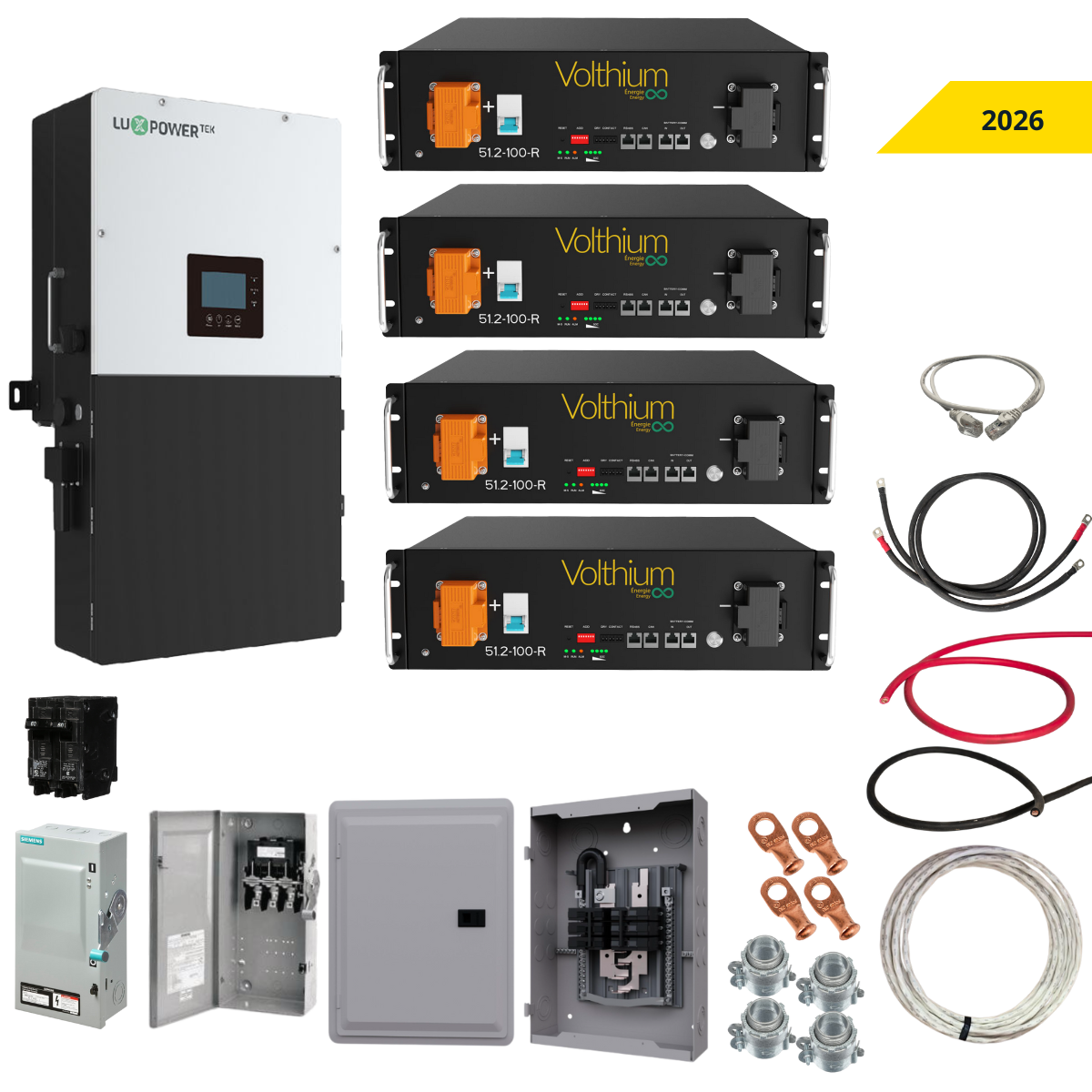 L'INTERRUPTION - SYSTÈME DE BATTERIE BACKUP CONNECTÉ AU RÉSEAU - 12 KW
