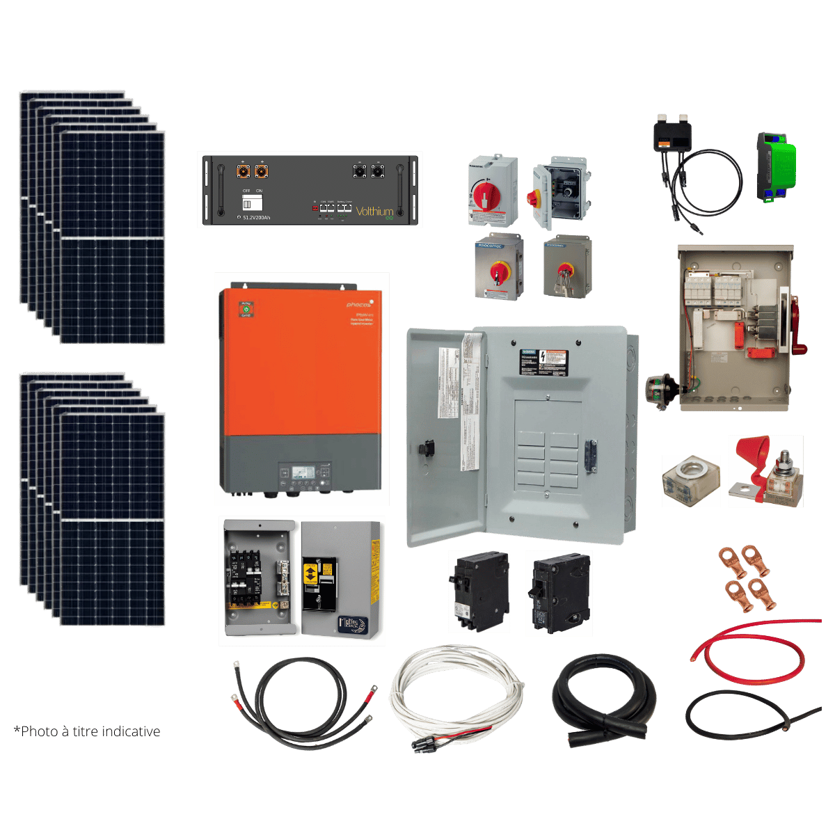BACCUP AND SULAR HYBRID SYSTEM-5KW