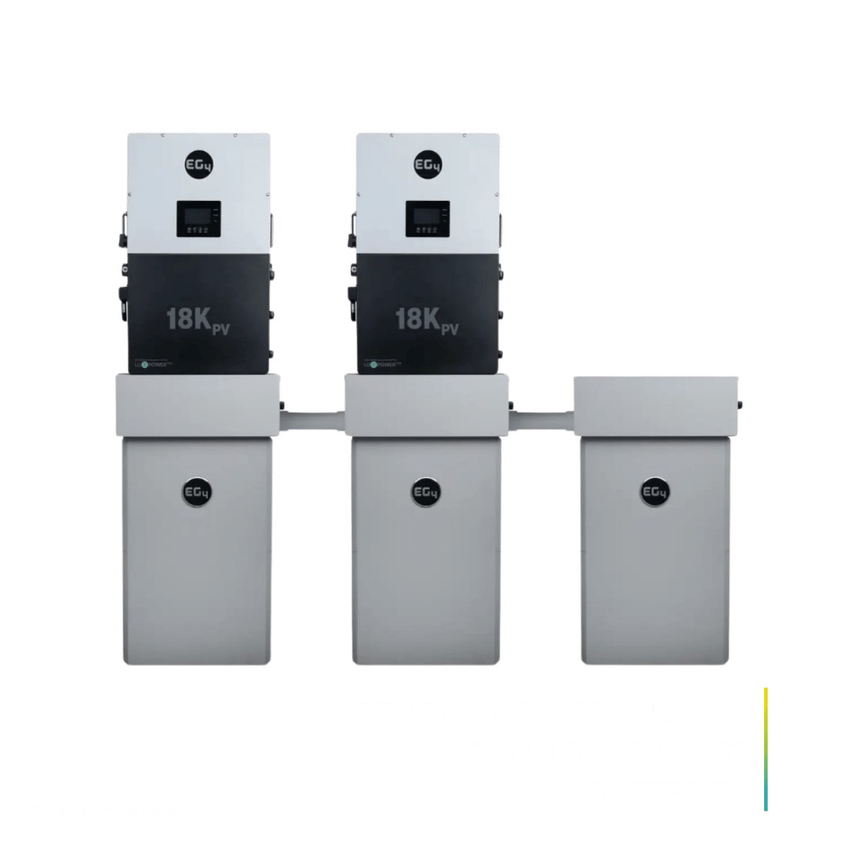 The continuous | Backup battery system connected to the network - 12 kW