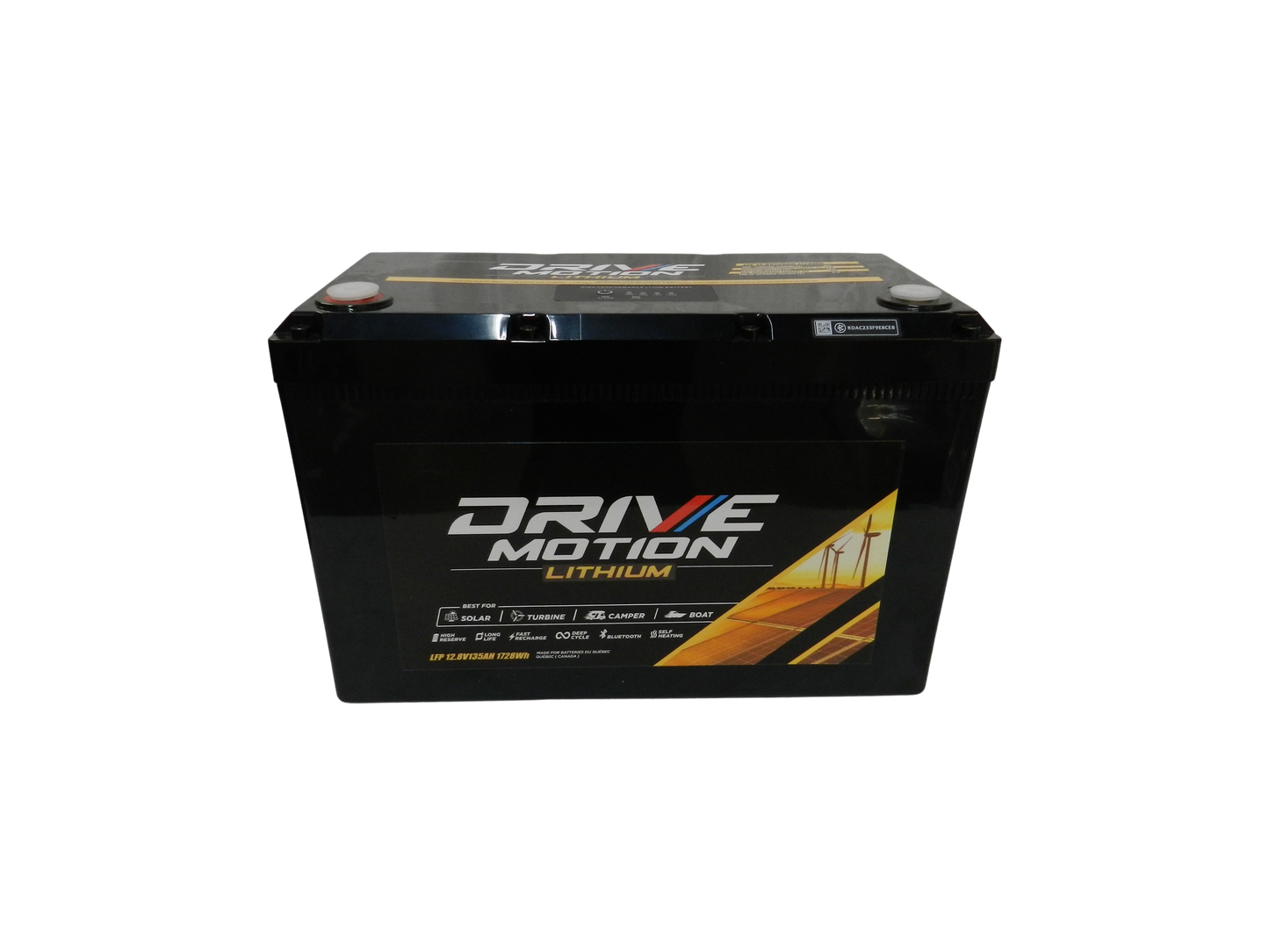 Batterie au lithium 12V 135Ah de DriveMotion