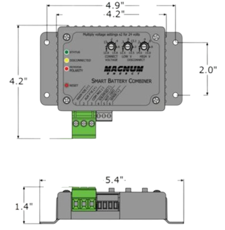 Combinateur de batterie intelligent Magnum