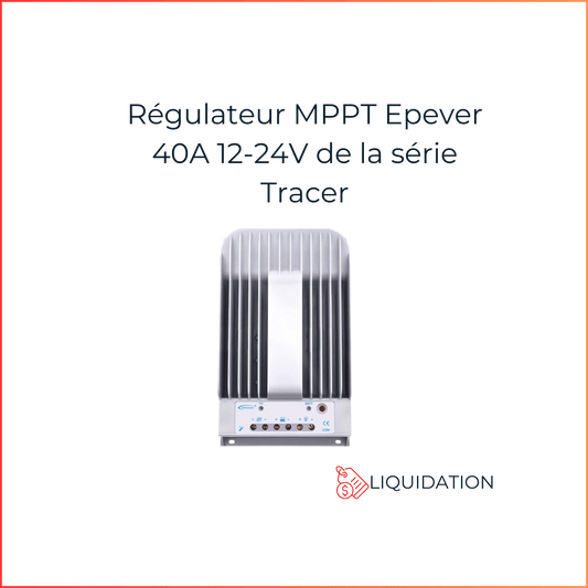 Régulateur MPPT Epever 40A 12-24V de la série Tracer