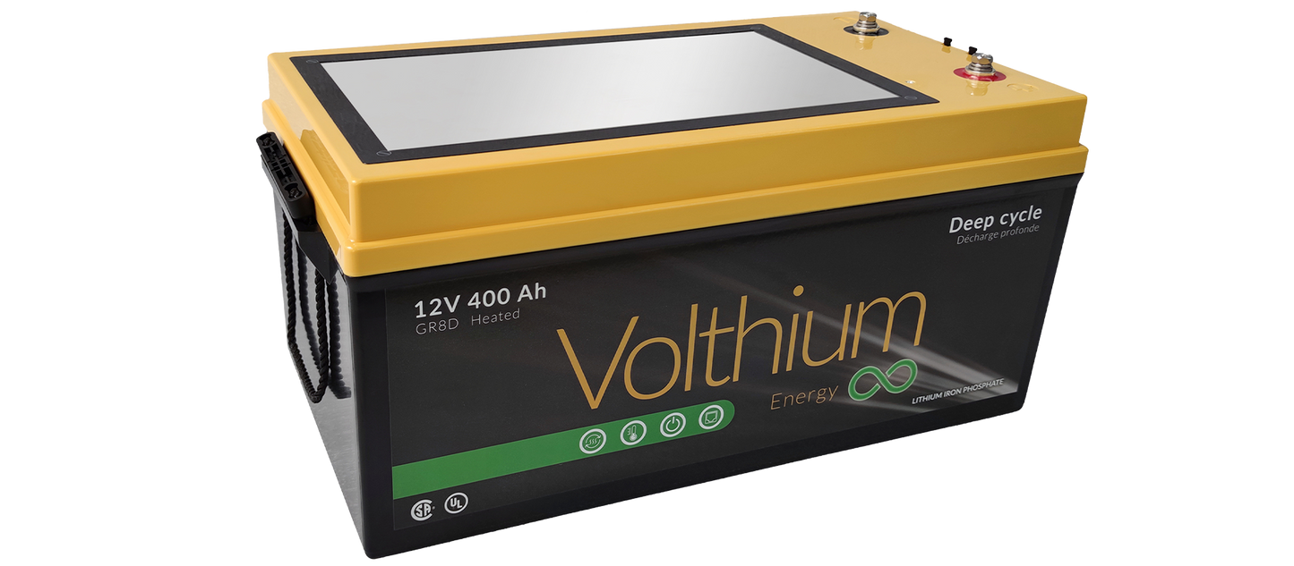 12v 400Ah lithium battery from volthium