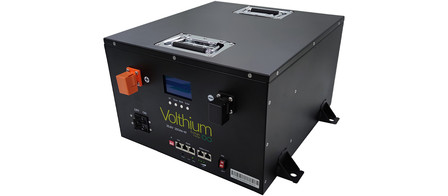Batterie au lithium murale 25.6V 200Ah de Volthium