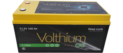 Batterie au lithium 51.2V 100Ah avec Soft-Start et bouton On/Off de Volthium