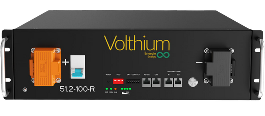 Lithium battery 51.2V 100a rackmount of volthium - self -heating