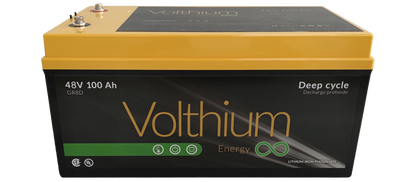 Batterie au lithium 48V 100Ah avec Soft-Start et bouton On/Off de Volthium