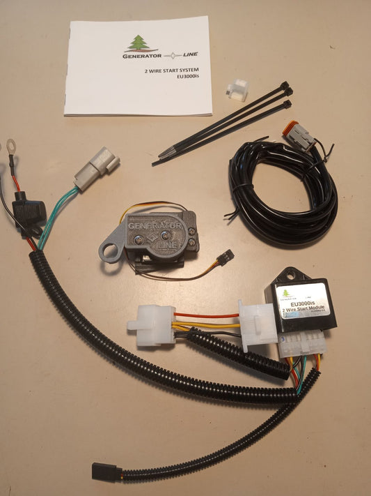 Ensemble de démarrage 2 fils pour génératrice Honda - EU3W2