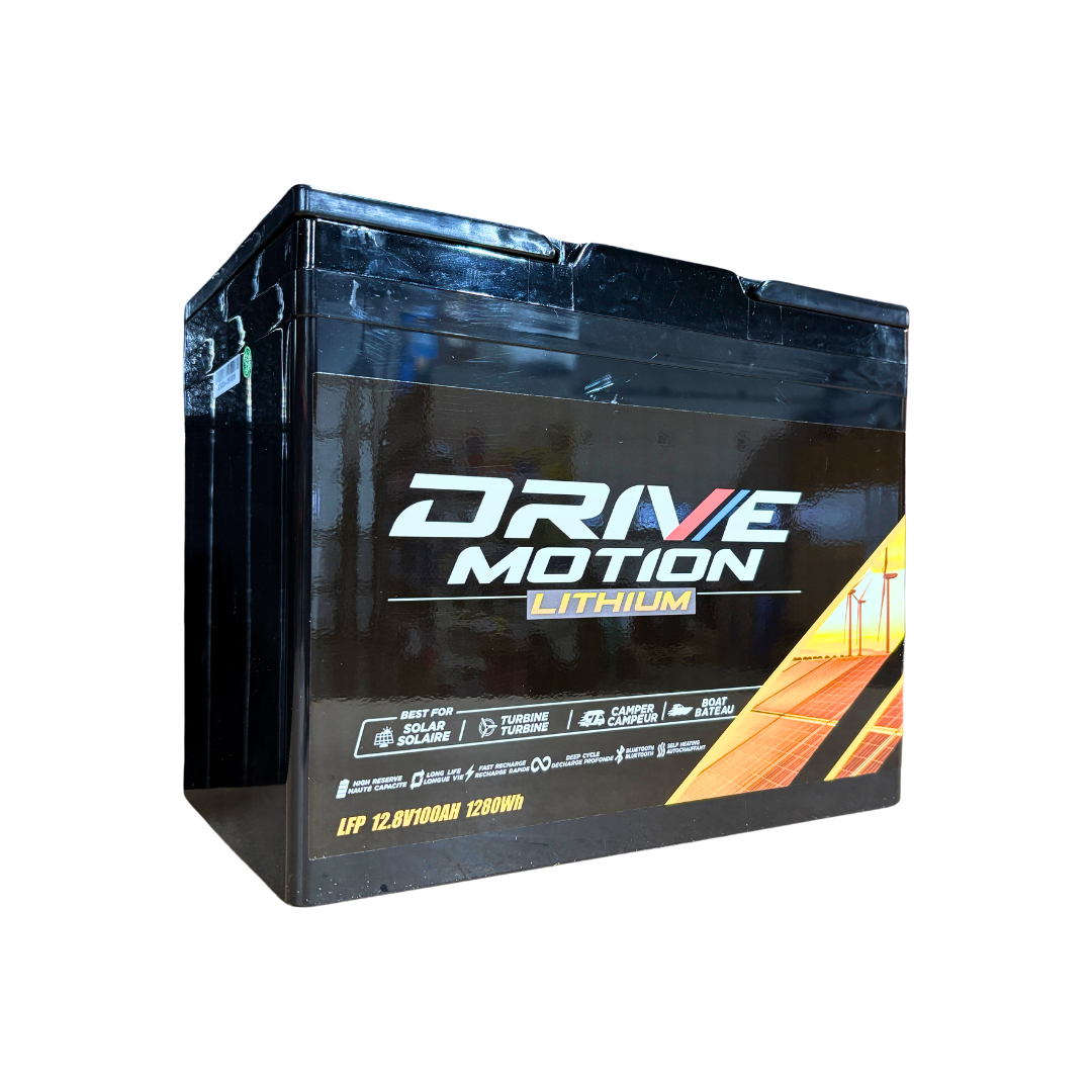 BATTERIE LITHIUM PHOSPHA LIFEPO 12V 100AH DE DRIVEMOTION