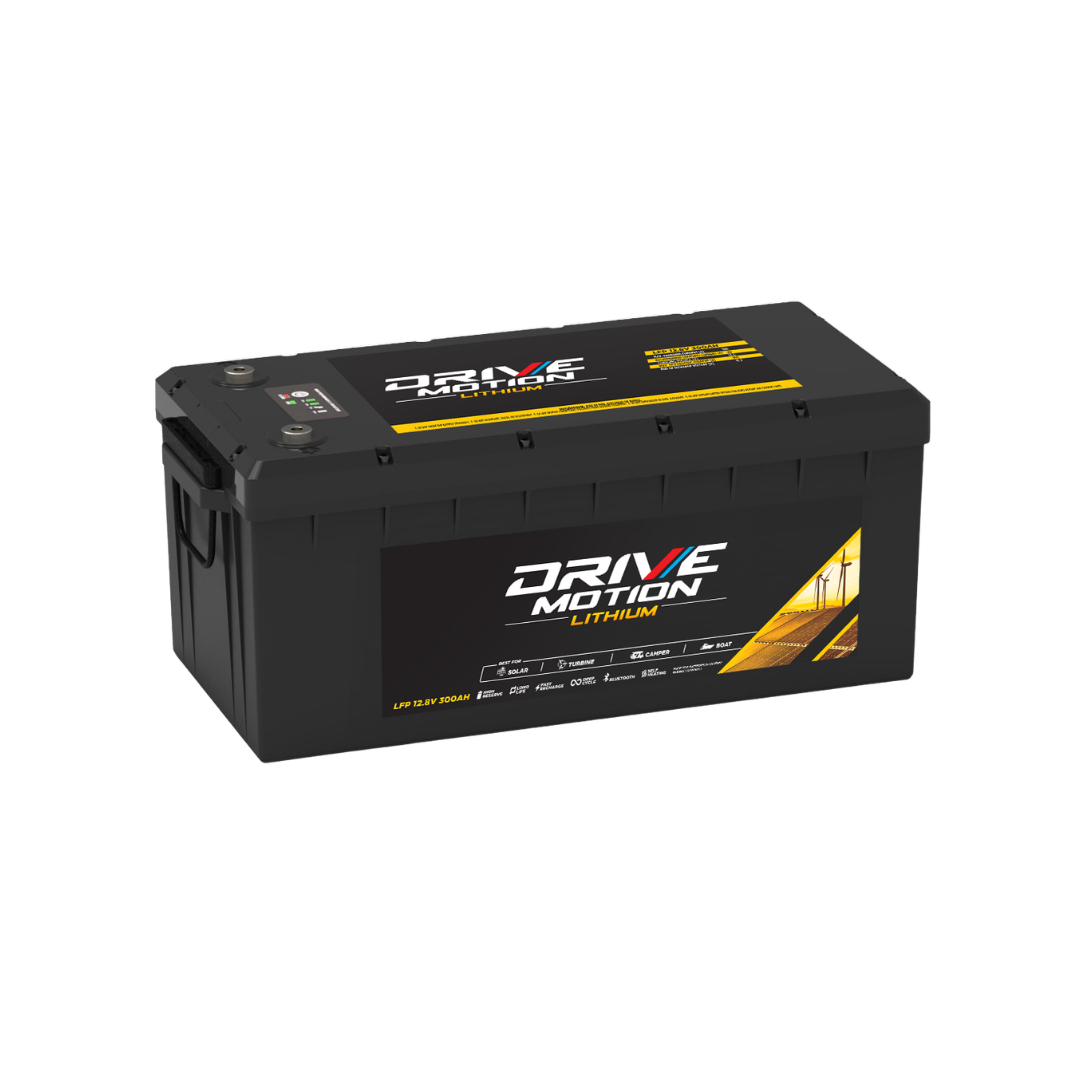 Batterie au lithium 12V 300Ah Bluetooth et autochauffante de DriveMotion