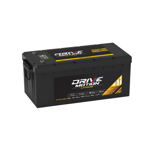 Batterie au lithium 12V 300Ah Bluetooth et autochauffante de DriveMotion