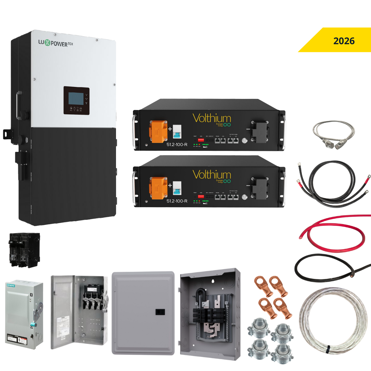 L'INTERRUPTION - SYSTÈME DE BATTERIE BACKUP CONNECTÉ AU RÉSEAU - 12 KW