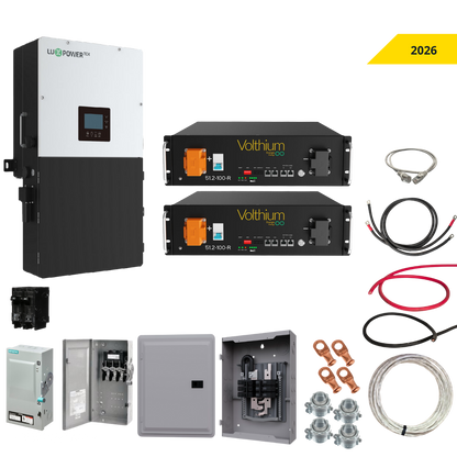 L'INTERRUPTION - SYSTÈME DE BATTERIE BACKUP CONNECTÉ AU RÉSEAU - 12 KW