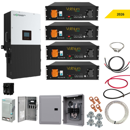 L'INTERRUPTION - SYSTÈME DE BATTERIE BACKUP CONNECTÉ AU RÉSEAU - 12 KW