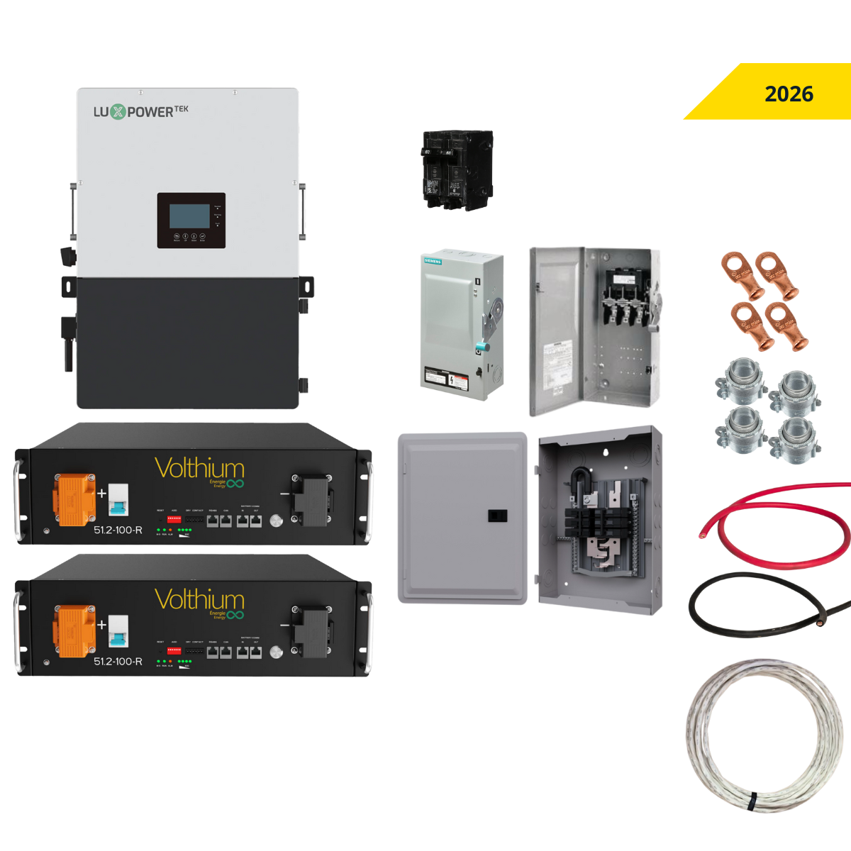 L'intervalle - Système de batterie backup connecté au réseau - Lux 8 KW