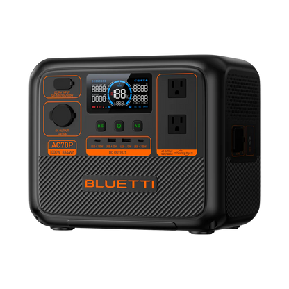 Station d’énergie portative BLUETTI AC70P – 1 000W / 864Wh