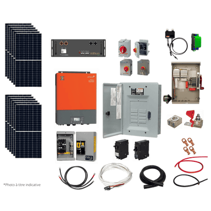 BACCUP AND SULAR HYBRID SYSTEM-5KW